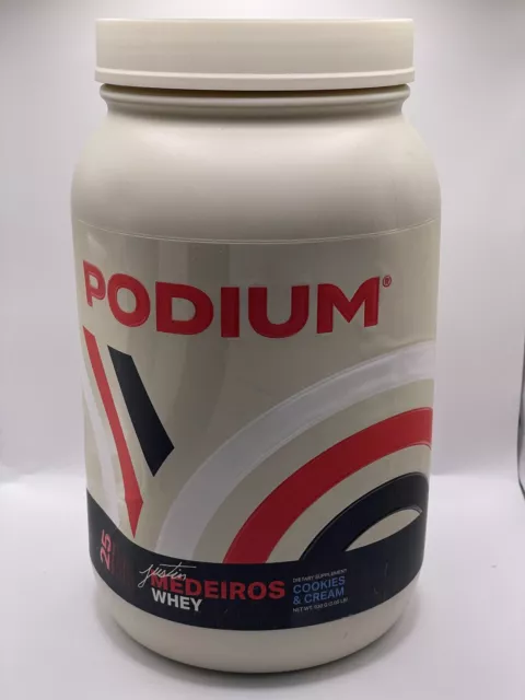 Protein Powder Podium Nutrition Protein Cookies & Cream , 25 Servings, 930G Protein Powder Podium Nutrition Protein Cookies & Cream , 25 Servings, 930G