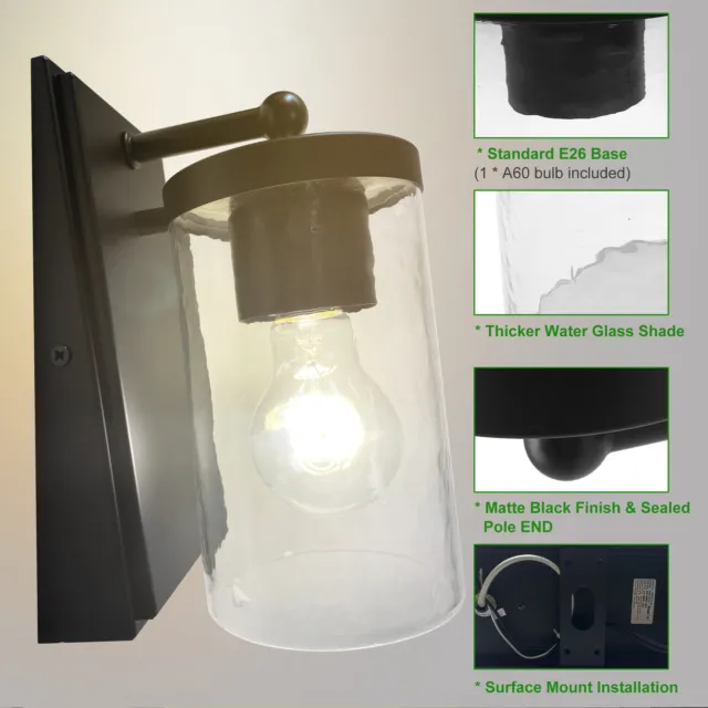Facon 12V LED RV Wall Sconce Light Bedside Reading Lamp for Camper Motorhome