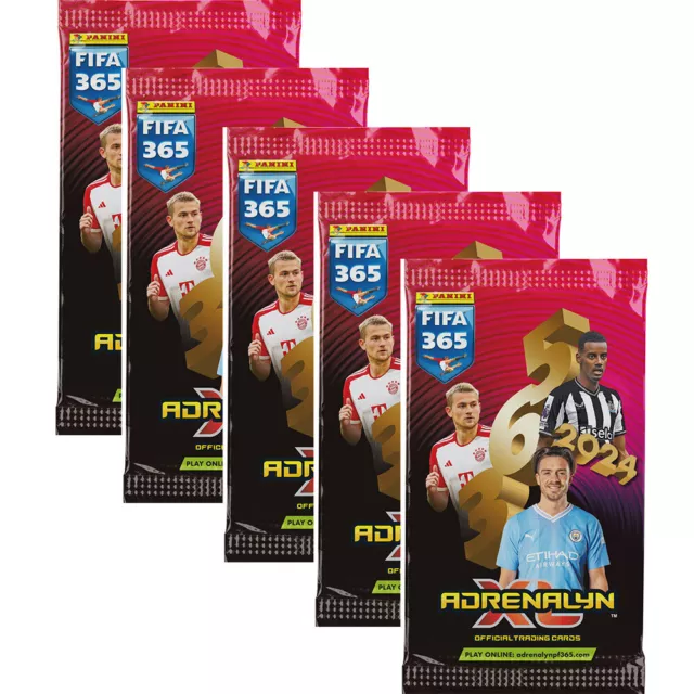 Carte collezionabili Panini FIFA 365 - 2024 Adrenalyn XL - 5 Booster