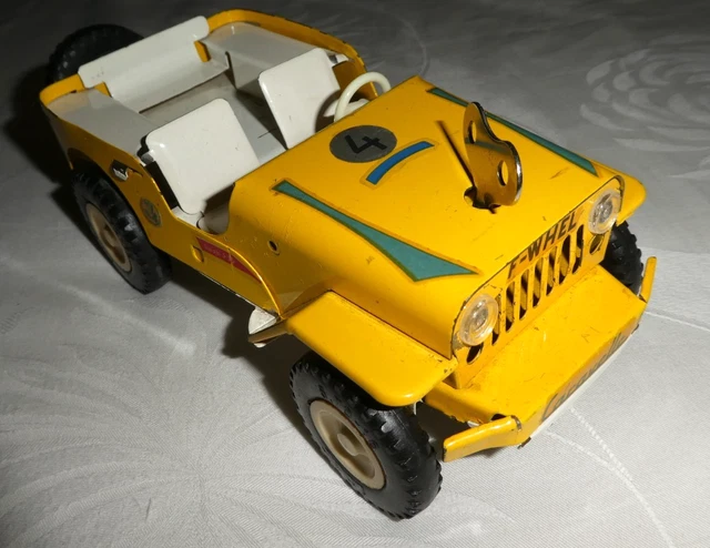 Jeep Willys USA 1945 Marines - Jouet Miniature Français NOREV, Tôle Et Plastique, JRD