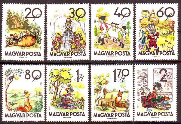 HUNGARY - 1960. Fairy Tales, Cartoons - MNH