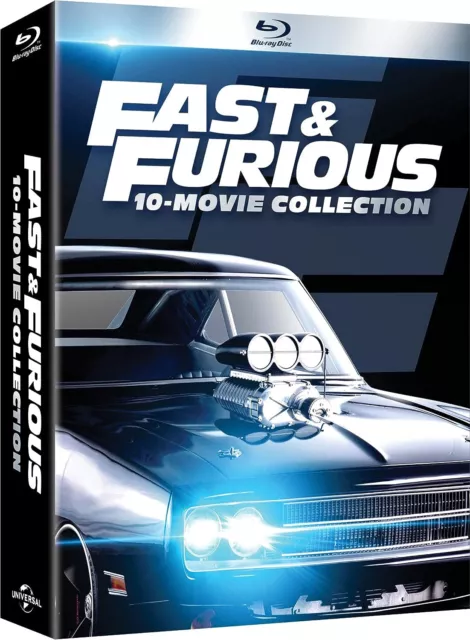 Fast Furious 1 - 10 ⚠️ Collection Collezione Completa (10 Blu-Ray) ⚠️