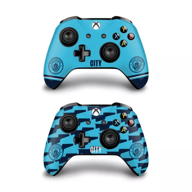 Manchester City Man City Fc Logo Art Vinyl Skin For Xbox One S / X Controller