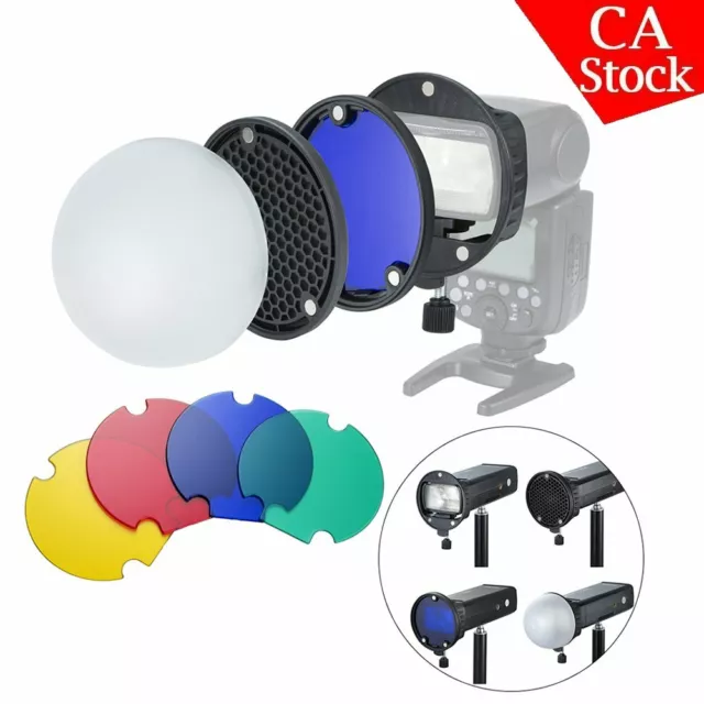 Diffuser Honeycomb Magnetic Speedlight Band Omnibounce for godox flash AD TT V