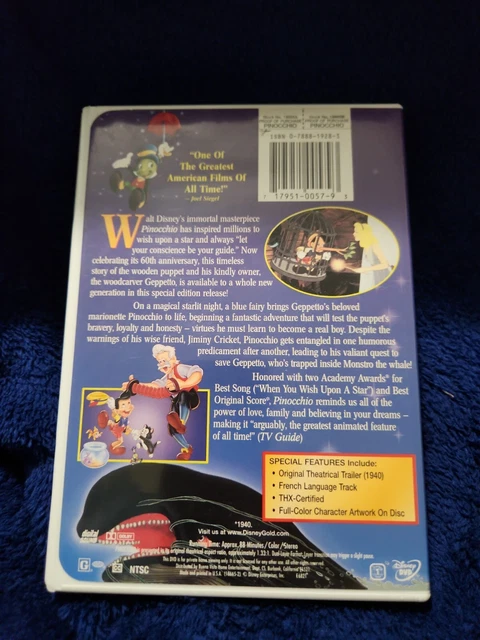 Pinocchio (Disney Gold Classic Collectio DVD 2