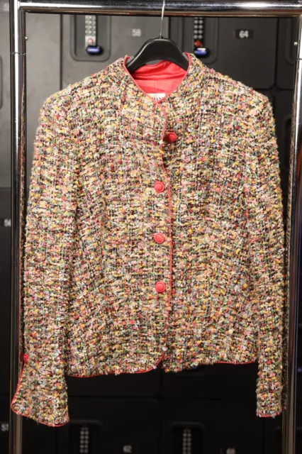 Armani Collezioni Women’s Multi Color Tweed Jacket Blazer Size 14 Easter Spring