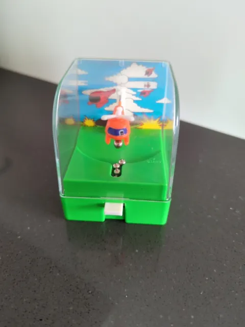 Vintage 1987 Starcades By Tomy Rescue Copter Wind Up Toy Game Still Works!
