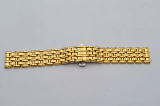 Maurice Lacroix Steel Bracelet 0 3/4in Les Classiques Steel Pretty Gold Plated