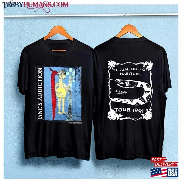 2 Side Jane’S Addiction Ritual De Lo Habitual Alleged Tour Shirt KV10350
