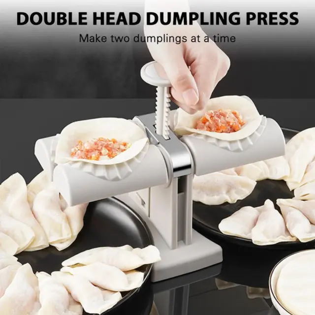 Entièrement automatique dumpling machine double tête dumpling presse moulecuisin 2