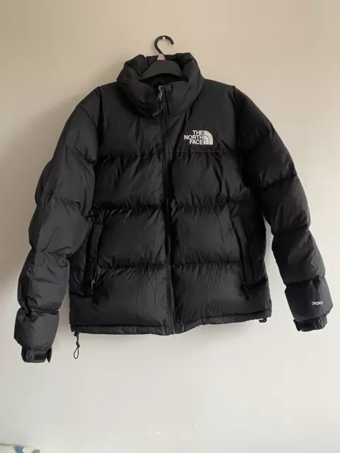 North Face Nuptse 700 Nero 1996 Giacca Tampone Media