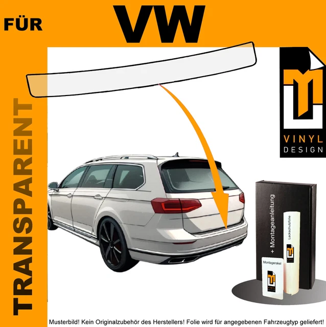 Lackschutzfolie Ladekantenschutz Für Vw Passat Alltrack B8 Transparent