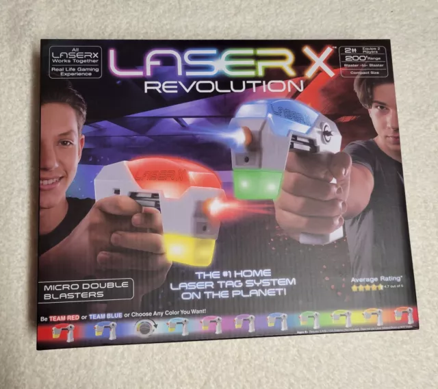 Laser X Evolution B2 Blaster 2-Player Laser Tag Set - 300ft Range, Sound  (88908)