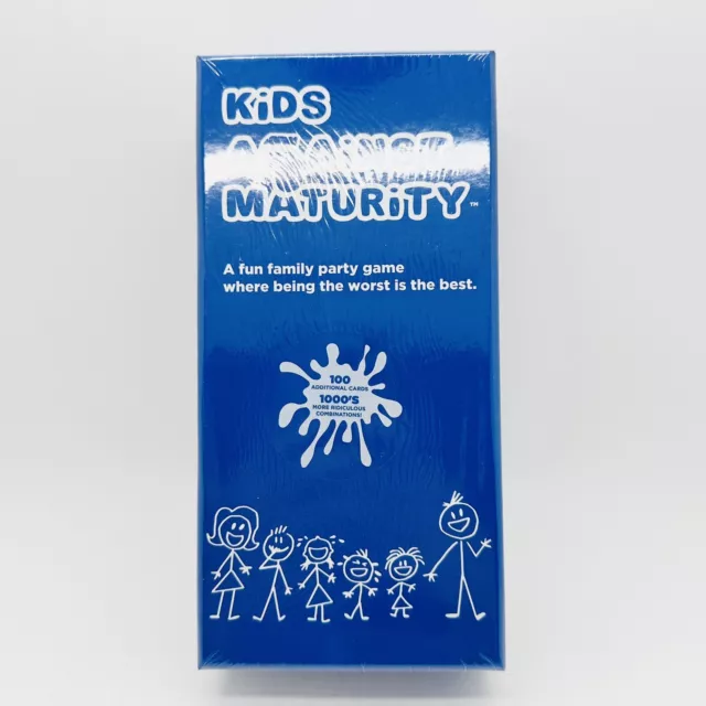 Kids Against Maturity Card Family Game NEW SEALED, Night In, Family Game Night