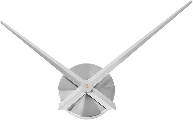 AILILIFE 3D Clock Hands, DIY Large Movement Mechanism Alat001-silver