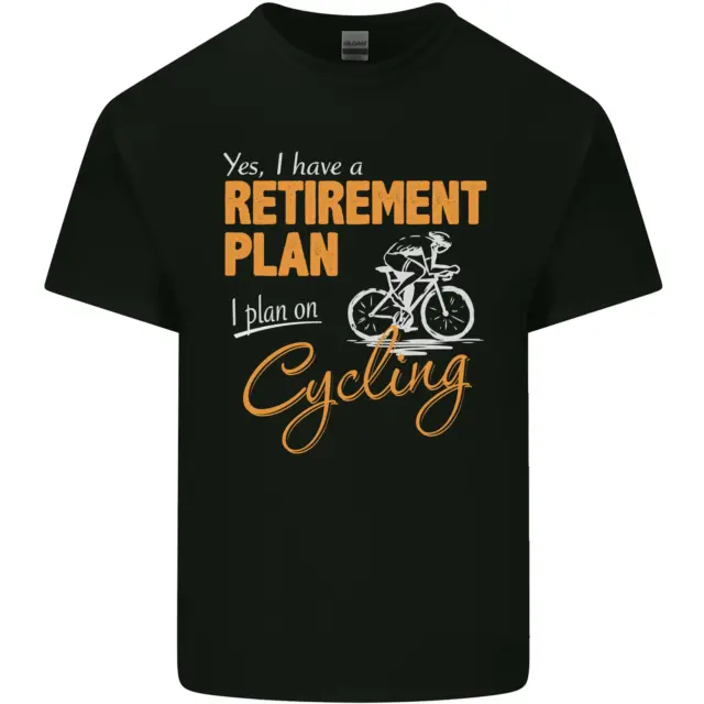 Cycling Retirement Plan Cyclist Funny Mens Cotton T-Shirt Tee Top