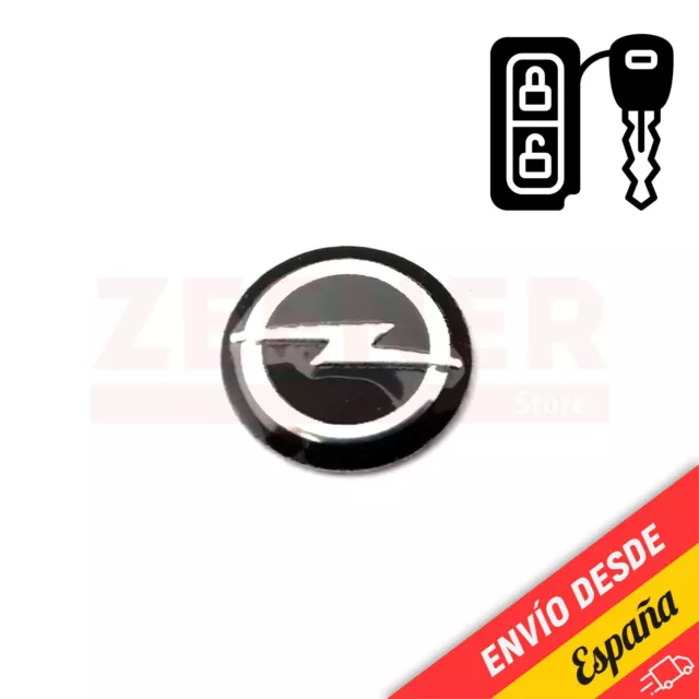 OPEL - Emblema Logo Pegatina para llave mando de coche - 14 mm - 14mm