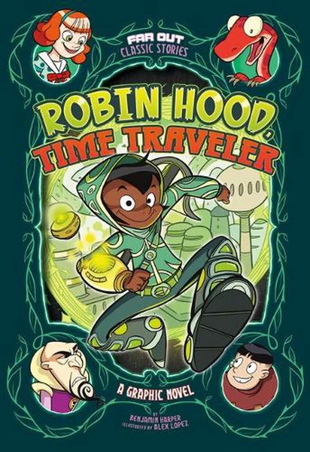 ROBIN HOOD, TIME Traveler: A Graphic Novel by Benjamin Harper (English ...
