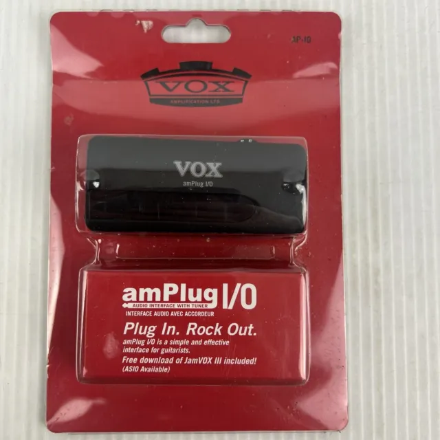Vox Amplug I/O AM-IO Audio Interface with Tuner
