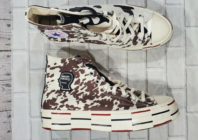 STAMPA MUCCA CONVERSE Chuck Taylor All Star anni 70 Hi Brain Dead