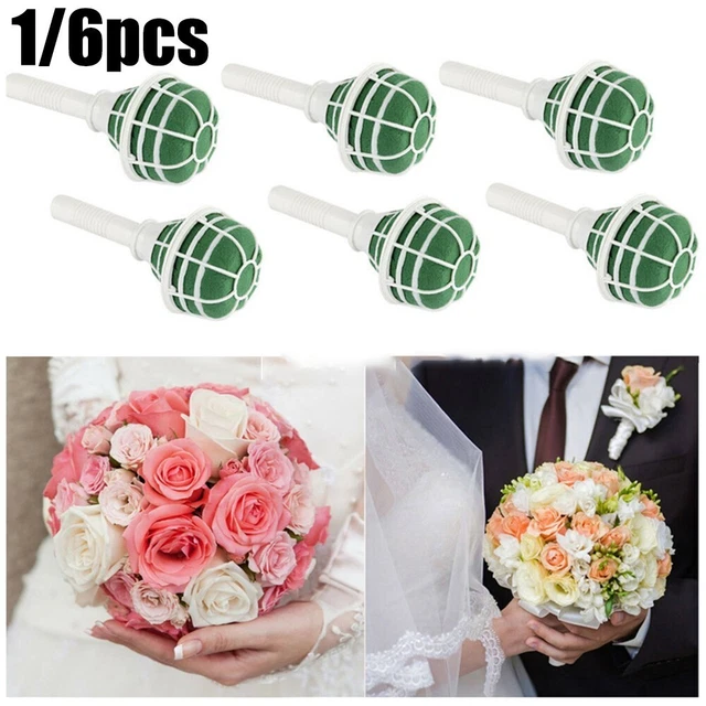 Verde Boda Ramo Novia Posy Oasis Espuma Húmeda Flores Soporte Floral Decoración