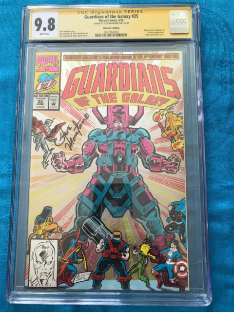 Guardians of the Galaxy #25 - CGC SS 9.8 NM/MT - Signed by Steve Montano