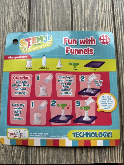 Little Tikes Stem Jr Wonder Lab Activity Card Replacement Part Piece Ball Drop