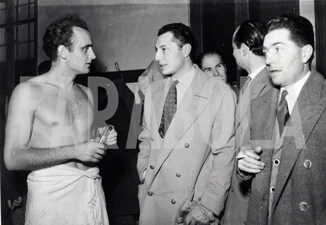 Photo Vintage Originale – Milan Vs Juventus, 1963 – Gianni Agnelli – Tirage 24x18 Cm