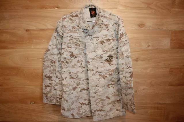 USMC Desert Marpat Camo Blouse Shirt MCCUU US Marine Corps Small X-Long