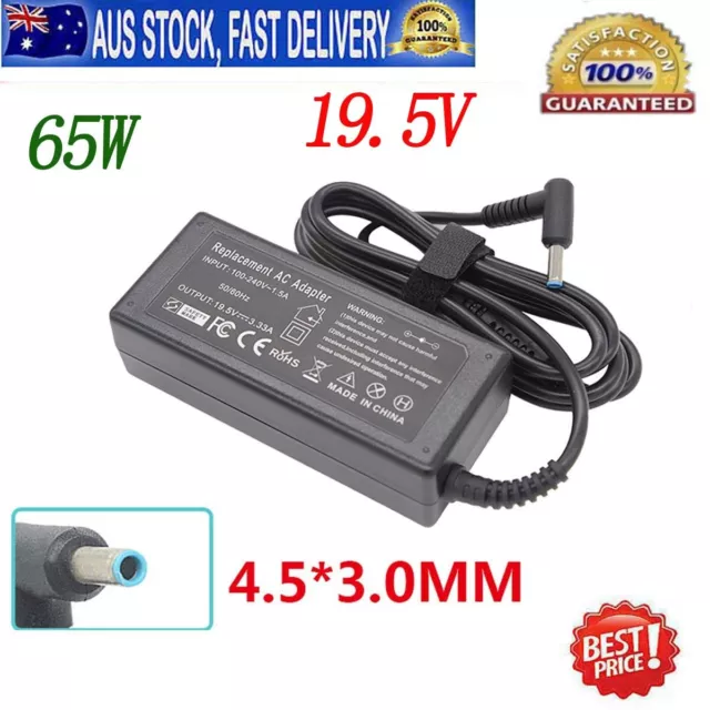 65W Laptop Charger Power Adapter 19.5V AC Cord For HP Probook Pavilion/EliteBook