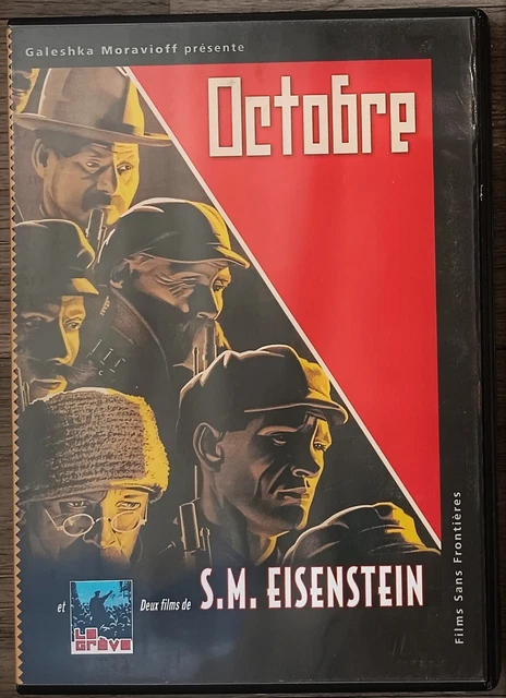 Dvd Octobre/La Grève/Pré De Béjine/3 Films De Sergueï Eisenstein/Cinéma Russe