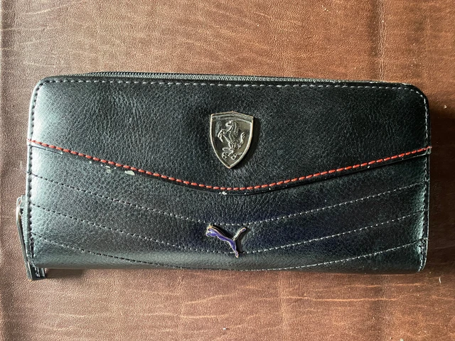Puma ferrari store wallet purple