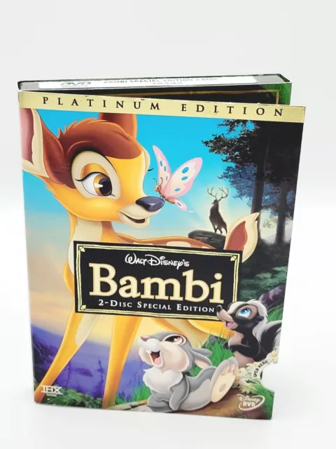 New Walt Disney's Bambi DVD 2005 2-Disc Set Special Edition Platinum Edition