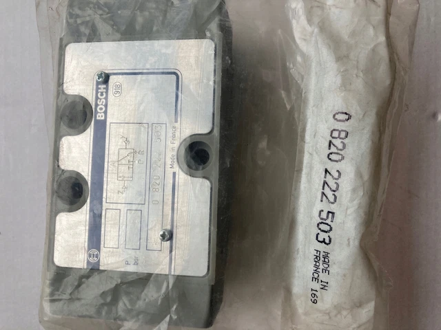 Valve BOSCH 0820 222 503 NEW /#C W0N 5272
