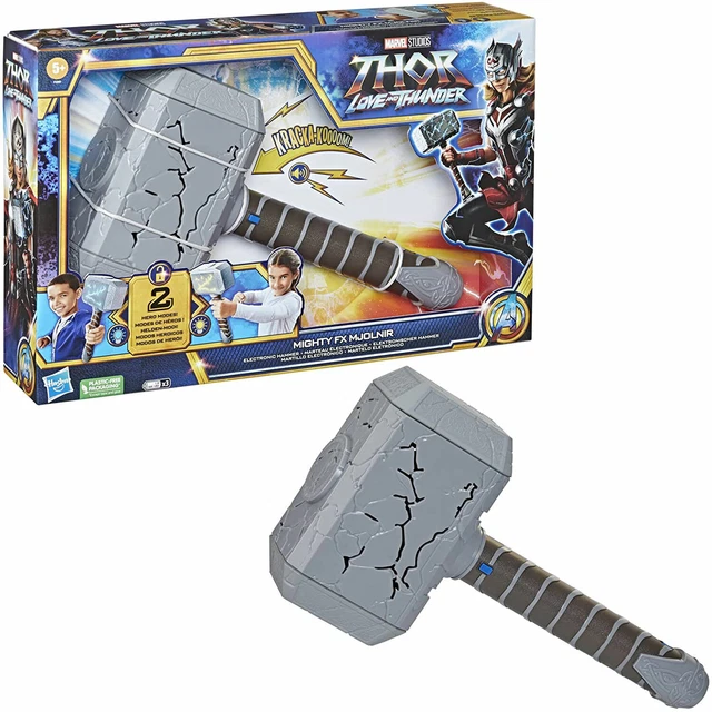 MARVEL THOR LOVE & Thunder Mighty FX Mjolnir Hammer Authentic Replica £39.99 PicClick UK