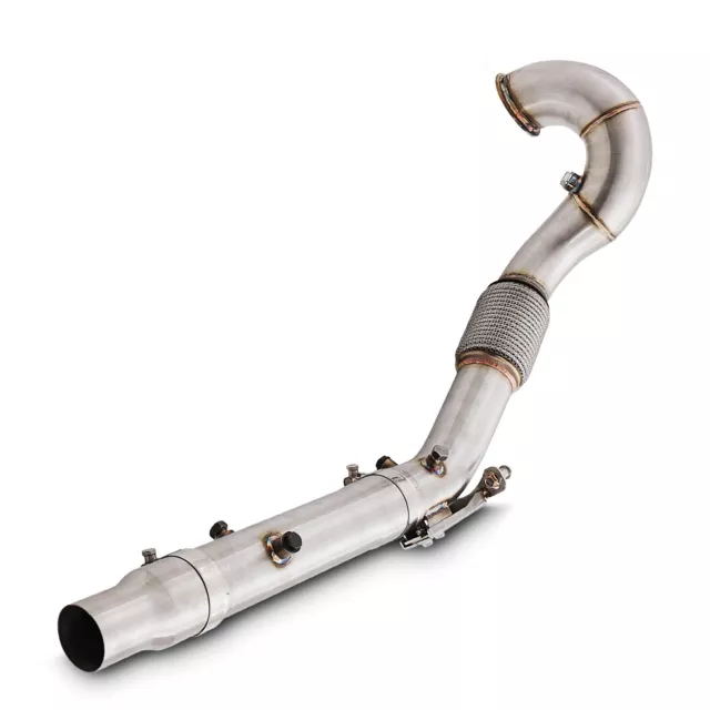 Direnza 3.5" Stainless Steel Exhaust Decat Downpipe For Vw Golf Gti Mk7 13-20