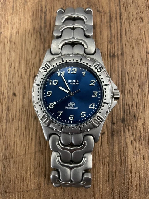 Fossil titanium watch deals