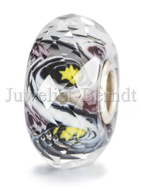 Original Trollbeads Murano Glas Hoffnung Facette TGLBE-30007