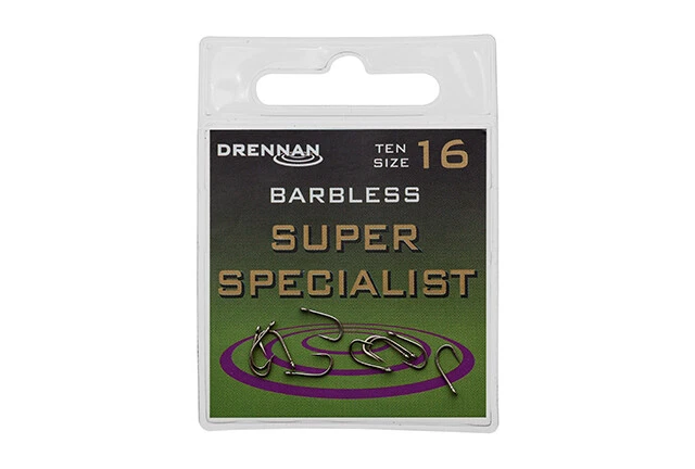 Drennan Barbless Super Specialist Hooks Assorted Sizes *NEW*