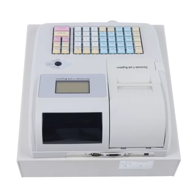 Electronic Cash Register 48 Keys POS System With Drawer Shop Supermarket Use 2