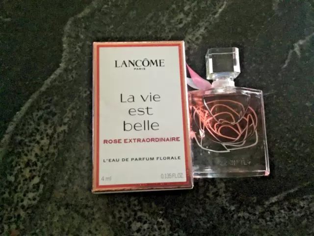 Miniature PARFUM nouveauté 2024 Lancôme la vie est belle rose extraordinaire