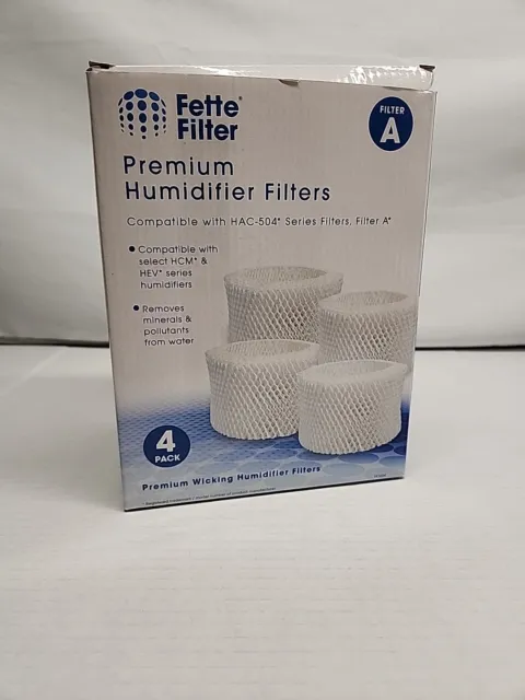 Humidifier Wicking Filters Compatible with Honeywell HAC-504 Filter A 4 pack