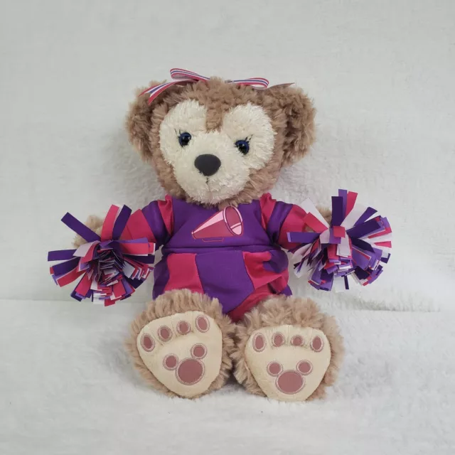 Disney Parks ShellieMay Bear Duffy Friend Cheerleader Plush Toy 12"  Shellie May