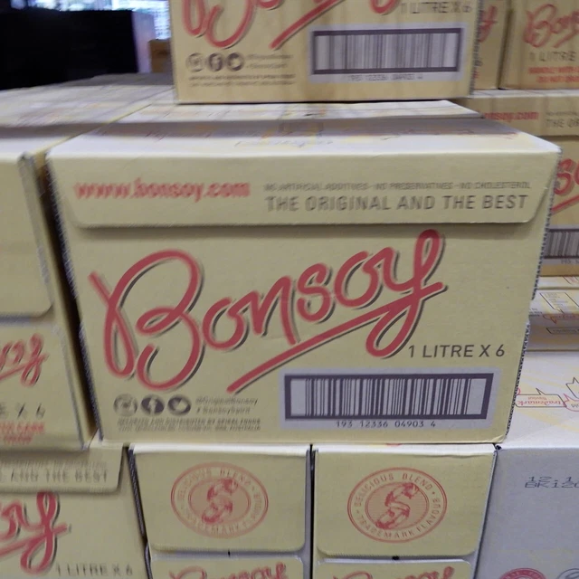 Bonsoy Beverage Company Soy Milk 6 x 1L
