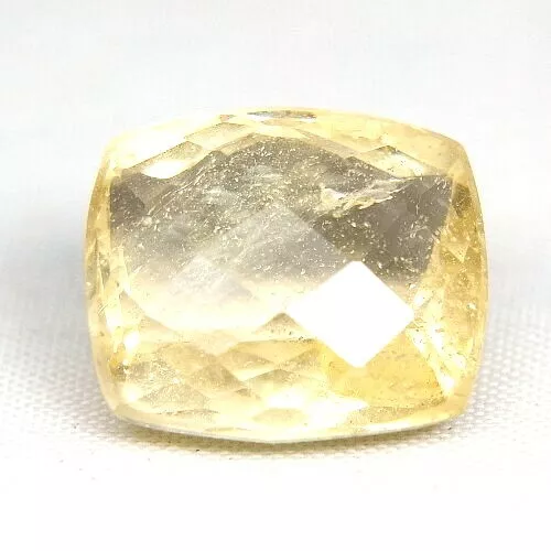 Shola Vrai 12,82 Carats Naturelle Heliodor (Or Béryl ) Du Brésil