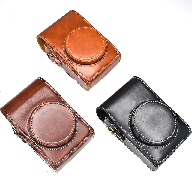 PU Leather Cover Camera Case Bag For Ricoh GRIII GR3 GR2 GRII GR-3 x100 ZV1 ZV-1 3