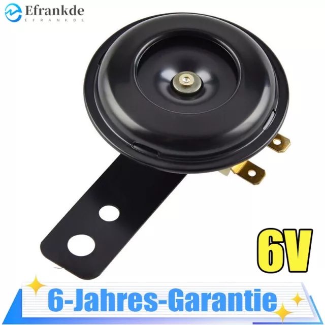 Motorrad 6V 105dB Universal Horn Hupe Wasserdichte Signalhorn für Auto Auto ATV