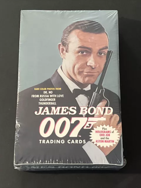 Tarjetas coleccionables 1993 de James Bond 007 caja sellada de fábrica