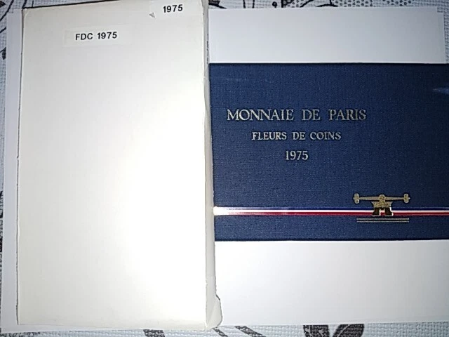Coffret Fleur de Coins FDC 1975 - 9 pièces Francs  - France 2