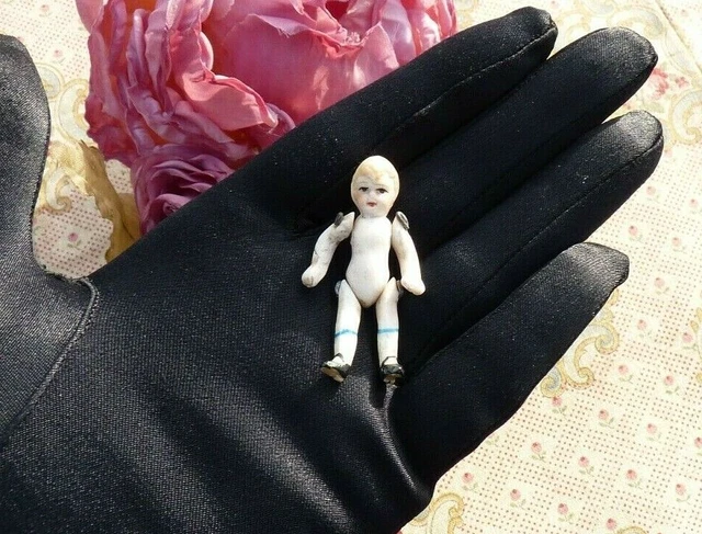 POUPÉE ANCIENNE MIGNONNETTE, tête buste de POUPÉE PARIAN en BISCUIT XIXe EUR 35,00 - FR